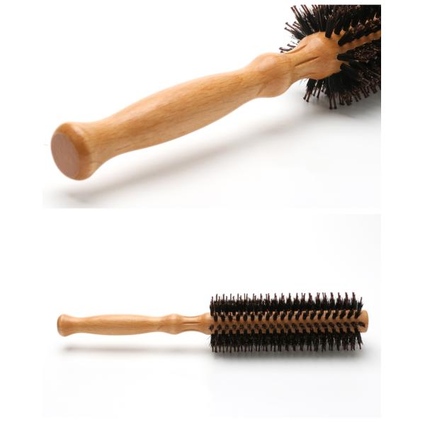 Long Handle Wooden Hair Brush For Curly Hair Ergonomic Design