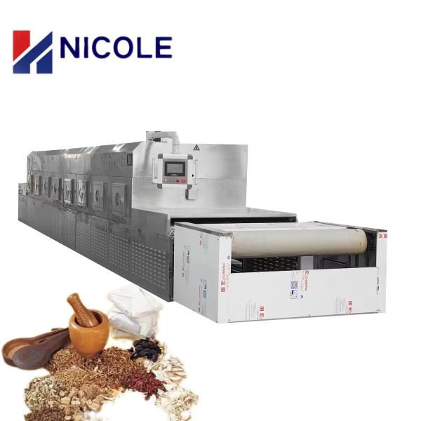Tipo industrial inoxidável micro-ondas Herb Leaves Dryer Machine da correia transportadora da venda quente