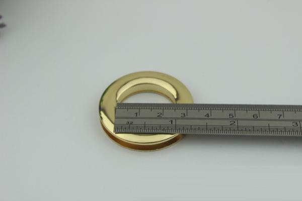 Handbags accessories zinc alloy 1 inch hanging brush anti brass color metal screw eyelets for leather bag