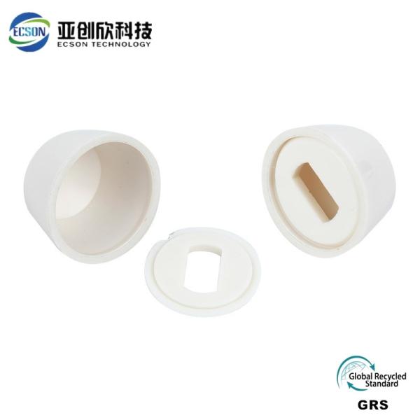 OEM Precision Machined Plastic Parts CNC Machining Toilet Bolt Cap Covers
