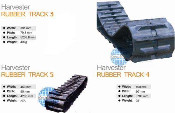 Bob Mini Excavator agricu rubber tracks T180 T190 Agriculture Harvester belt B-7 SUMITOM SH75U-3 TAKEUCH TB175 450X81X76
