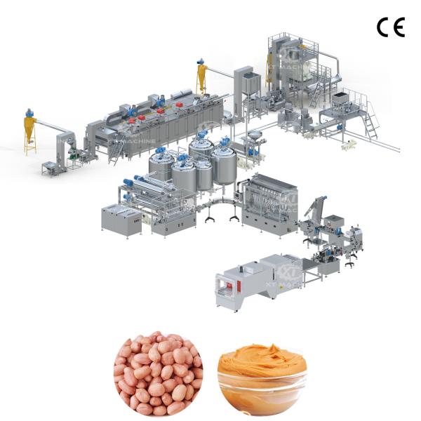 Fully Automatic 304 Stainless Steel Peanut Butter Making Machine Peanut Butter Production Line Peanut Butter Grinding Machine