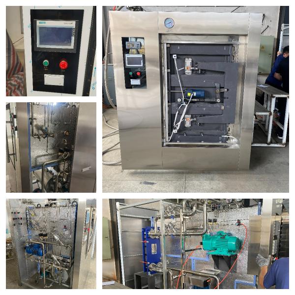 Stérilisateur pharmaceutique à grande échelle de 6000L pour milieu de culture, stérilisation à la vapeur