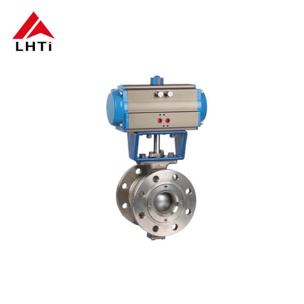 ASME B16.10 Titanium V-Port Ball Valve  For Water Treatment