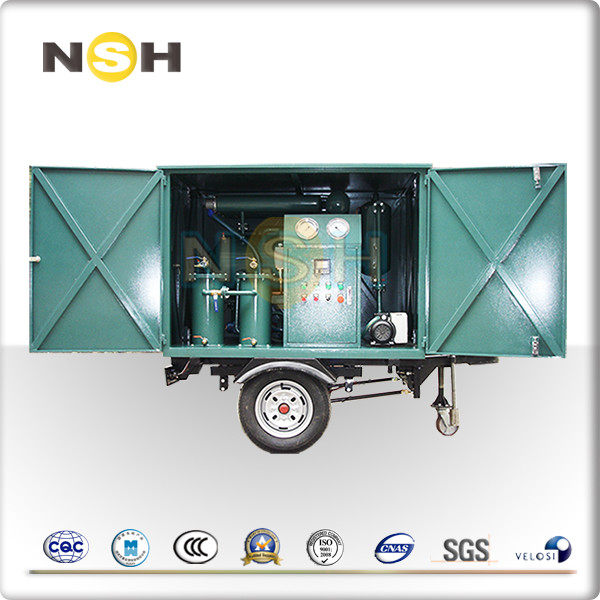 Vacuum Pump Transformer Oil Purification Machine Insulation Mobile Trailer-Mounted VFD System