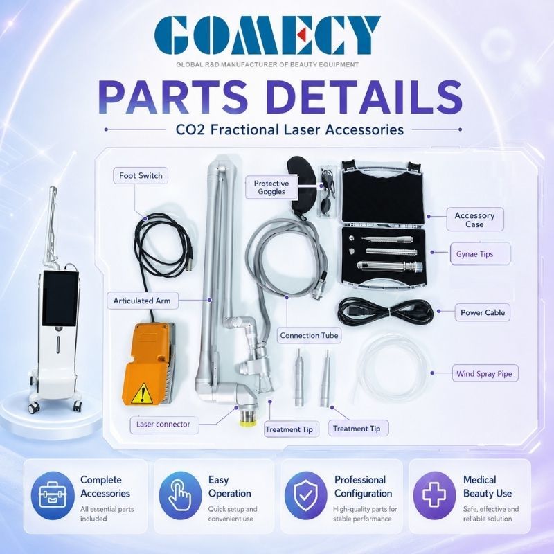 Hot Fractional CO2 Laser for Skin Resurfacing Vaginal Tightening Stretch Marks Removal Ultra Pulse Facial Beauty Equipment