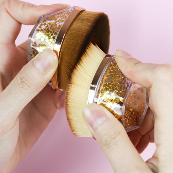 Щетка Kabuki 1 части для звезды жидкостного учреждения сияющей одиночной