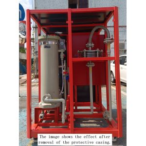 Electrochemical laboratory wastewater treatment equipment. No reagents are