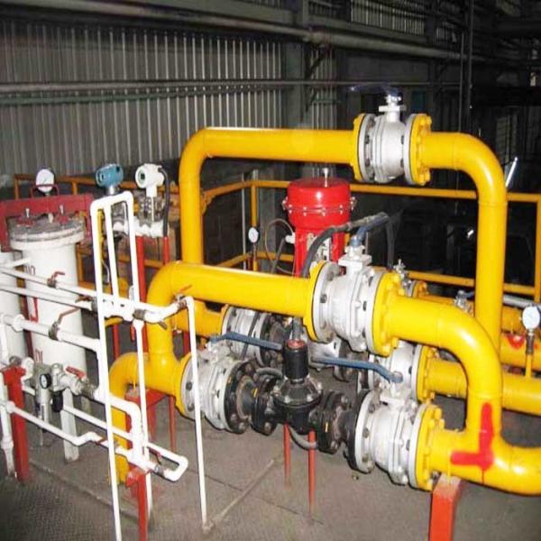 Sistema de combustión industrial de gas natural de 50 Hz con quemadores para la fusión de materia prima