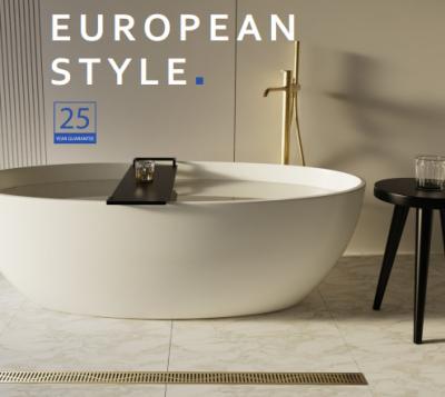 SUS304 Linear Shower Drain 360 Rotation European Style Wet Room Shower Waste