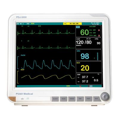 ICU Multiparameter Patients Monitor Machine China Supplier PDJ-3000C 15.1 Inch Screen
