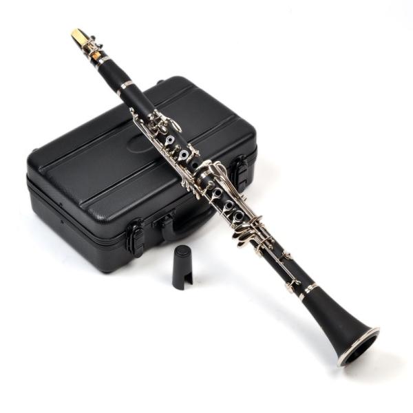 Eb/C/Bb Key Mini Simple Clarinet Musical Instrument Sax Compact Clarinet-Saxophone ABS Material Musical for Beginners