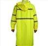 Reflective Raincoat, Classic Raincoat Waterproof Hi Vis Reflective Long Rain Jacket ANSI Class 3 Yellow, 4X-Large