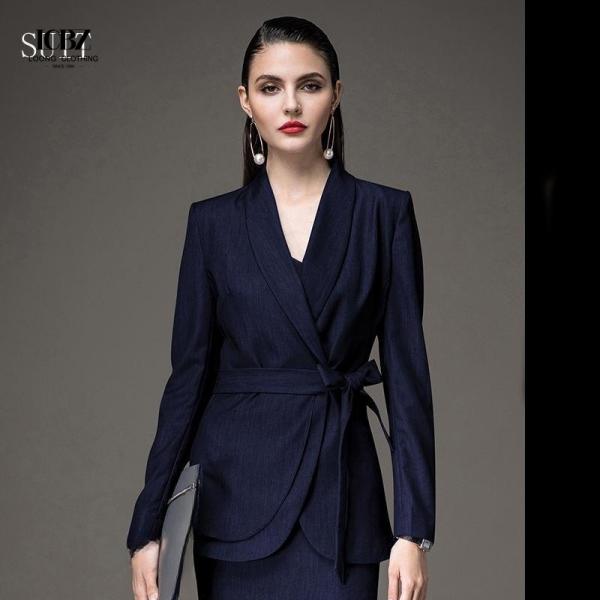 2021 Формальные женские униформы с длинными рукавами женские костюмы индивидуальные женские офисные стройные костюмы