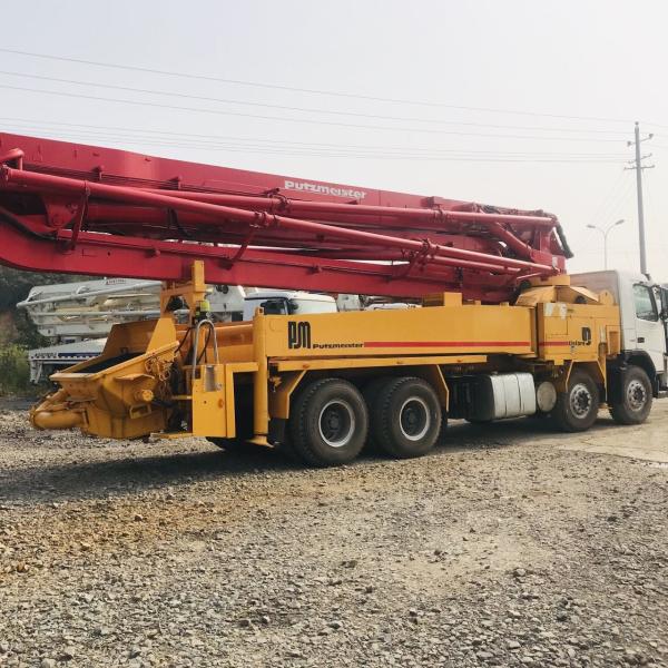 Good Condition Putzmeister 42m Volvo Used Concrete Pump Truck