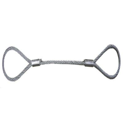 Le fil de fer de remplissage (6X24mm) L=18mtrs Taille standard du pouce d'épissage des yeux - boucle A=18mtrs, B=360mm, C=180mm Diamètre: 24mm