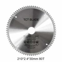 Lampe à scie circulaire TCT 80T 210 mm pour la coupe du bois et du métal
