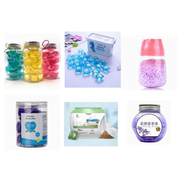 пластиковая тара для хранения стирального порошка 800g для коробок капсулы прачечной PP стручков