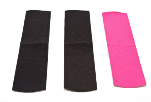 Multicolor popular precut strips elastic therapy sports match cure muscle tape with foil pouch kinesiology tape