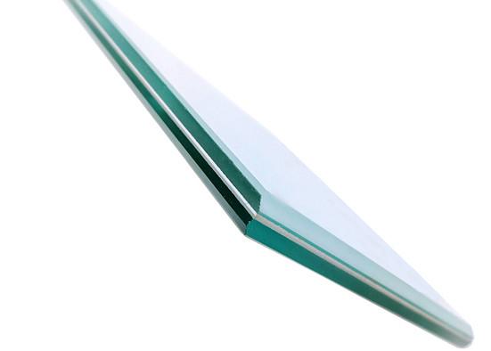 1.52PVB 5mm Tempered Laminated Safety Glass Size Customized For Office Partition