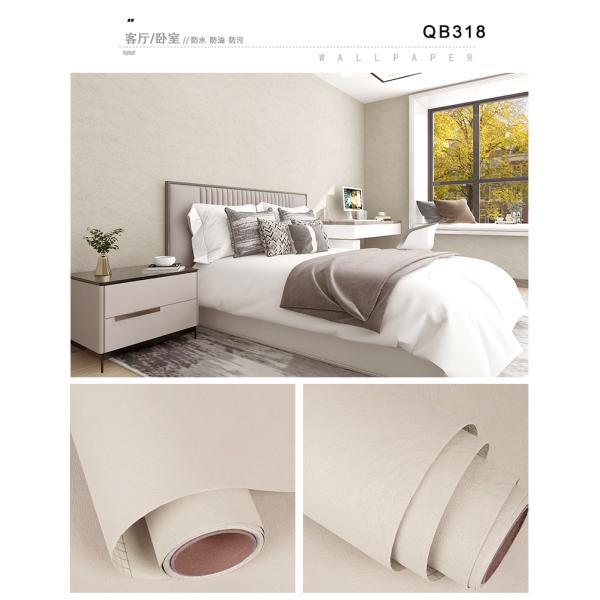 Papel de pared de tela azul rosa Papel de pared de tela impermeable para pared