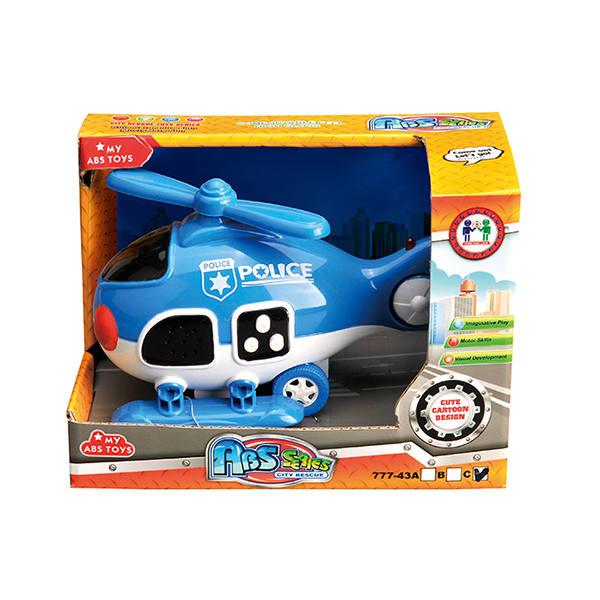 Light And Sound Rescue Fire Truck Ambulance Baby Girl Toys Red Blue 8