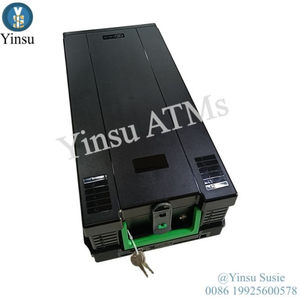 445-0756222 S2 Cash Cassette NCR ATM Machine Parts Non T1 With Lock / Key