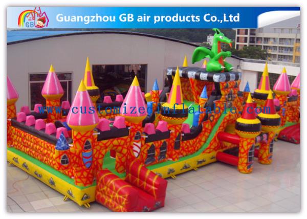 Children'S Outdoor Big Inflatable World Amusement Park Customized Logo