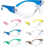 Les verres de sûreté UV de protection oculaire de protection de polycarbonate bleu rayent 400 UV résistants