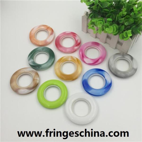 Fashion Prime ABS Plastic Custom Curtain Rings Circles Rod Accessories