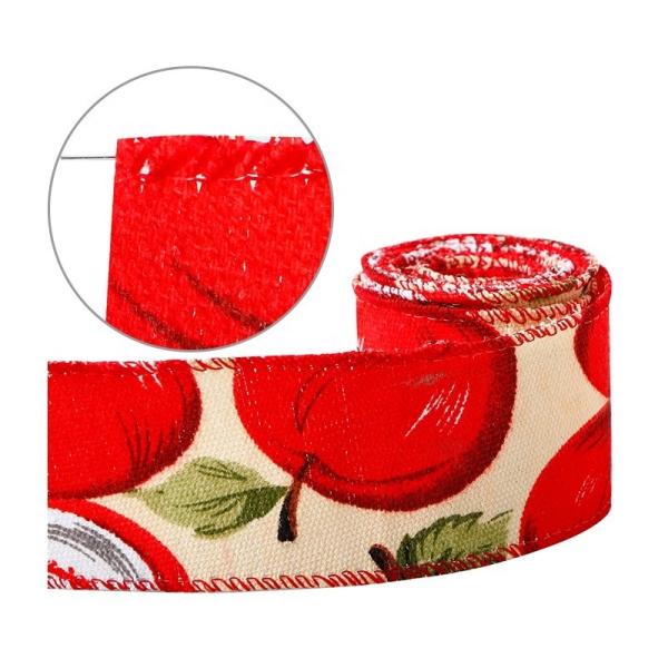 Fios de fita de barbante para decoração de primavera Fios de fita de linho