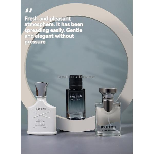 Cologne 30ml*3 Men's Perfume Set Gift Box with Charming Fragrance and Exquisite Design