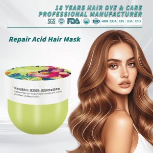 ZHISEJI OEM 500ml Hair Care Mask Acidic Nourishment Plant Aroma Anti Frizz Bulk for Salons