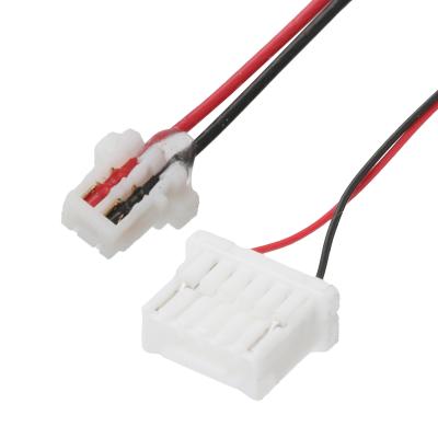 JST Wire Harness 0.8mm Pitch 2P Contact Face UP To NSHR-6P 1.0mm Buckle Receptacle Disconnectable Crimp