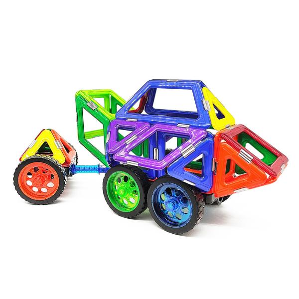 Children'S Gift Magnetic Block Sets 43 PCS Geometry Building Toys Educational OEM