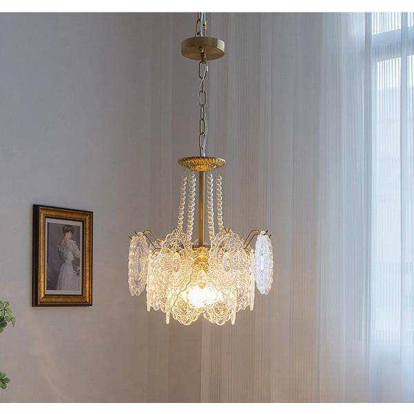 Luxury Villa Living Room Chandelier Glass Lampshade Fancy Chandelier(WH-CY-246)