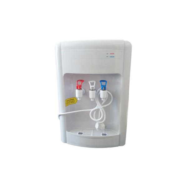 3 Tap POU Water Cooler Dispenser Compressor Cooling With External Heating Tank