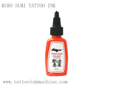 Orange Color Eternal Tattoo Ink Kuro Sumi OEM For Body Tattooing