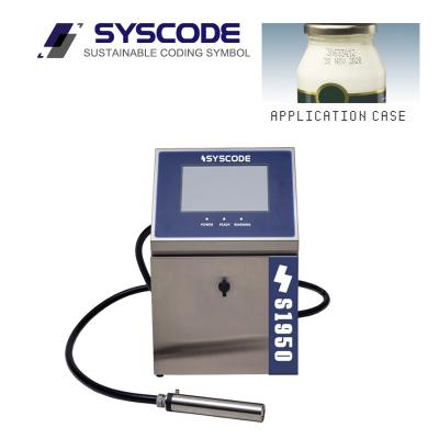 4 lignes d'imprimante de codage à jet d'encre industriel personnalisation pour boissons Syscode