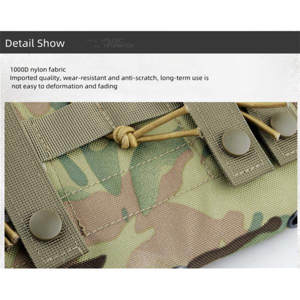Outdoor Tactical Bag Molle Triple Mag Pouch Organizer Pouch