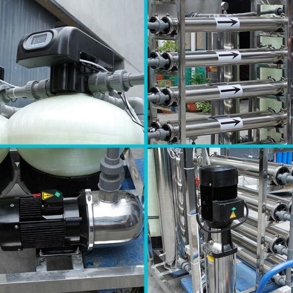 Système de traitement de l'eau par osmose inverse industriel 500-50000LPH Automatique