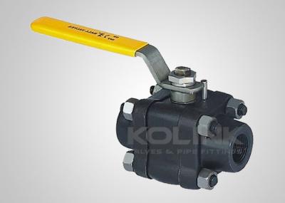 3-Piece Forged Steel High Pressure Ball Valve 3000 PSI Socket Weld