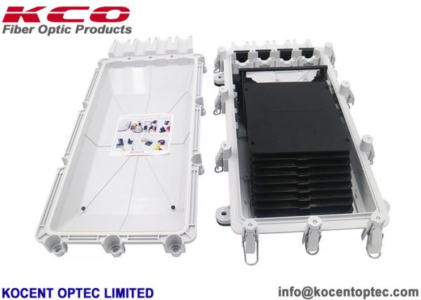 4 Cable Ports Joint Closure Fiber Optic 4 Puerto Optica Fibra NAP Box 256 Hilos Durable