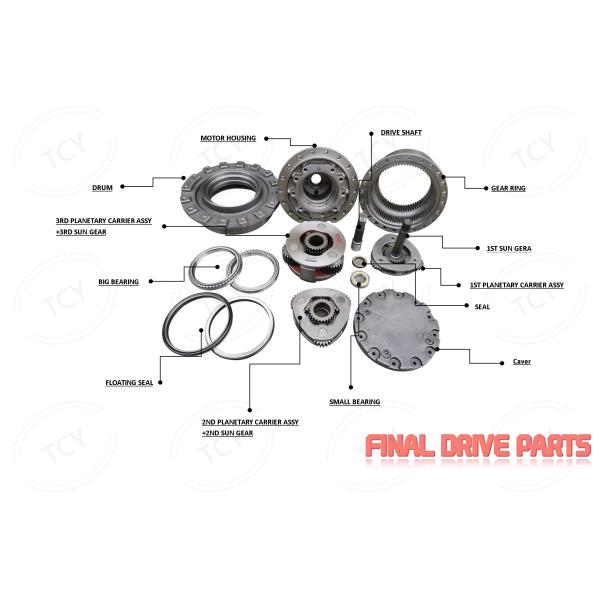 TM70VD SY335 SY365 SY375 Sany Travel Motor Final Drive On Excavator 61016281 130101010117A