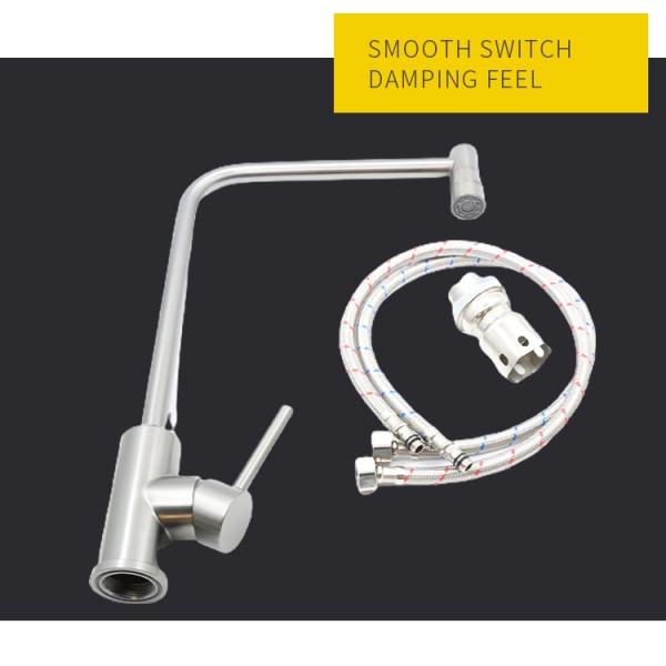 SONSILL Kitchen Mixing Faucet Sink Faucet Wire Drawing 304 Stainless Steel Water Faucet