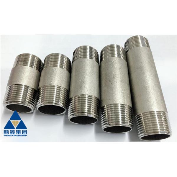 Двойная продетая нитку ниппель l штуцеры трубы 1 дюйма трубы кованой стали 120mm