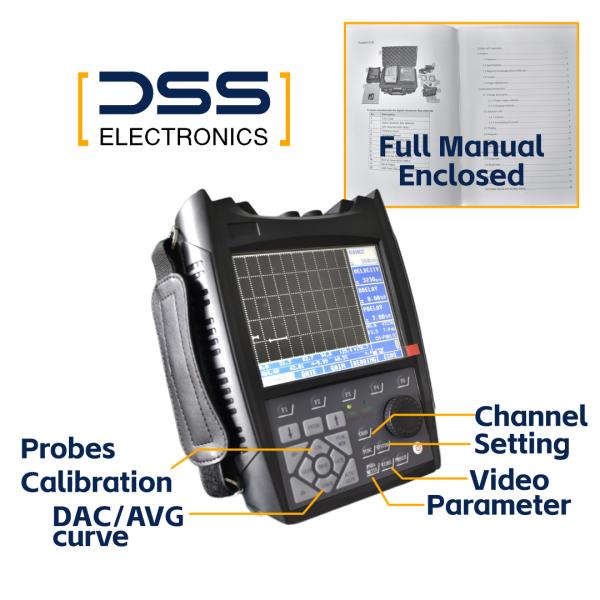 Portable Ultrasonic Flaw Detector  Weld Testing HY-30 NDT equipment