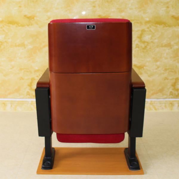 Folding Theatre Cinema Hall Chairs With 500mm Backrest Sponge Anti Electrostatic
