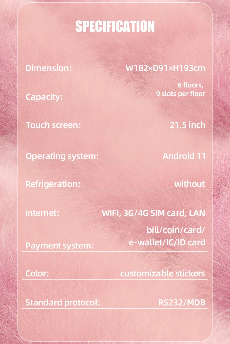 Smart Blind Box Vending Machine With Transparent Display Cabinet & Elevator — Self-Service Collectible & Blind Box Vending Machine