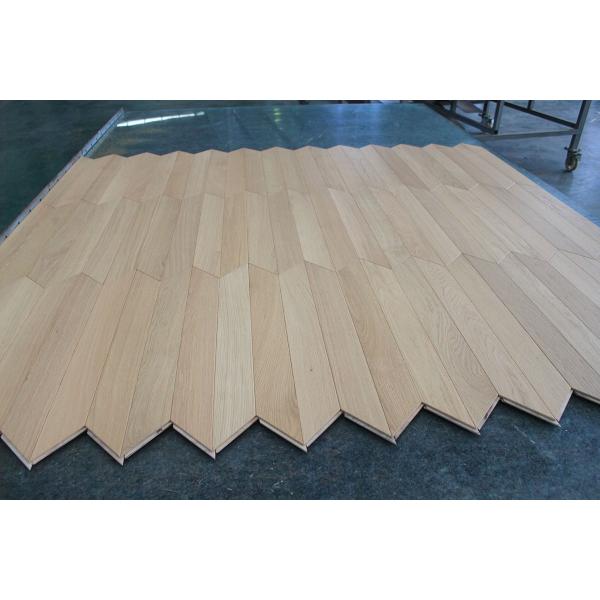 Width 70mm Natural Euro Oak Engineered Wood Flooring Size 530x70x10/4mm AB Grade